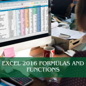 Excel 2016 Formulas and Functions