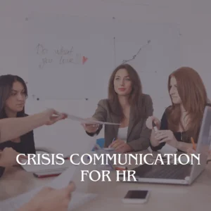 This picture represents communication in a crisis momenrt.