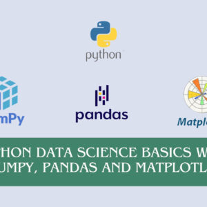 Python Data Science Basics with Numpy, Pandas and Matplotlib