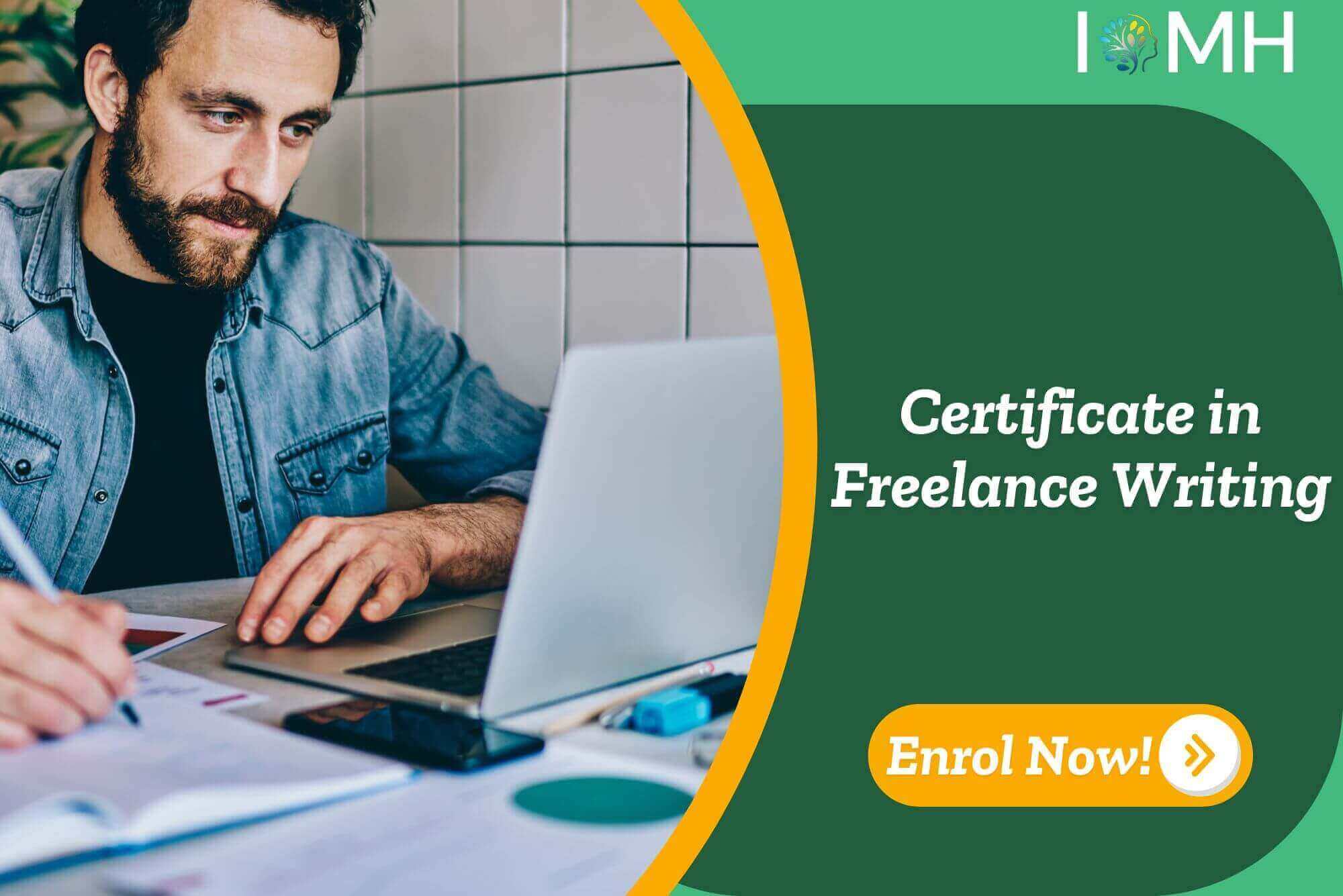 Certificate in Freelance Writing