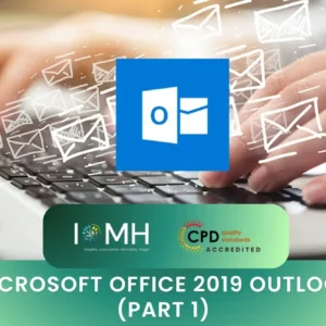 Microsoft Office 2019 Outlook training (Part 1) showing email management and communication tools for workplace productivity.