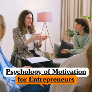 Theoretical industrial psychology and corporate leadership training banner featuring an active group coaching session or professional seminar inside a modern, comfortable office setting.