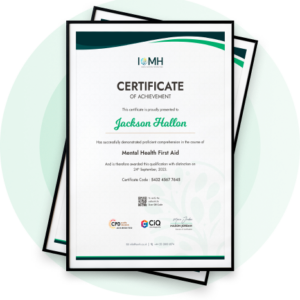 IOMH Certificate