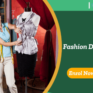 Fashion designer adjusting outfit on mannequin – Fashion Design course for beginners and professionals in clothing and apparel design