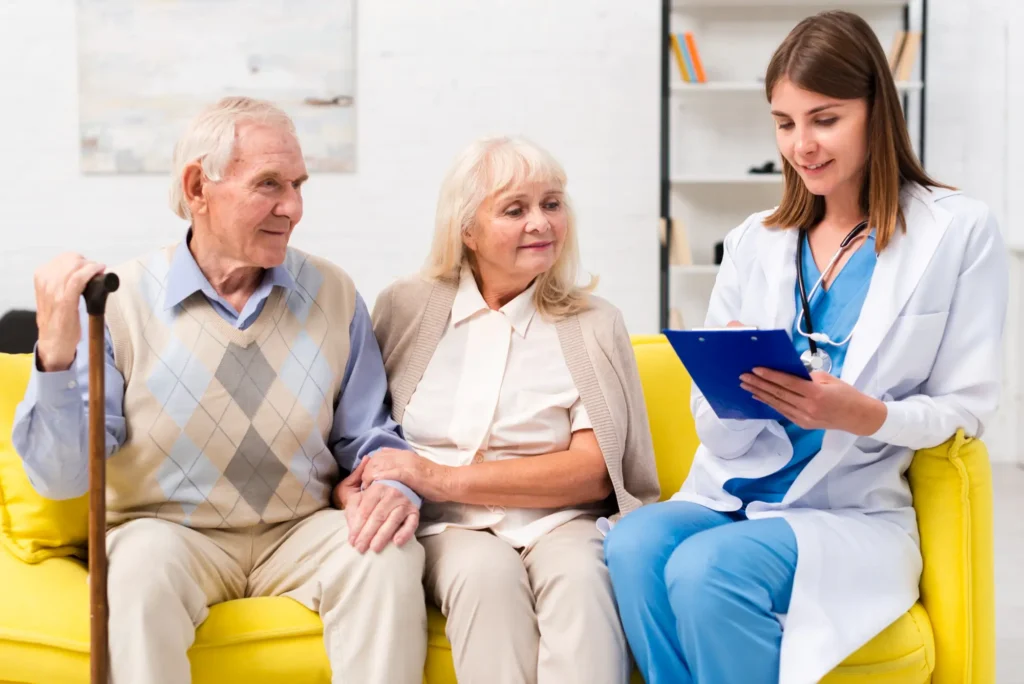 Healthcare worker supporting older patients – role of policies, procedures, and professional development in care