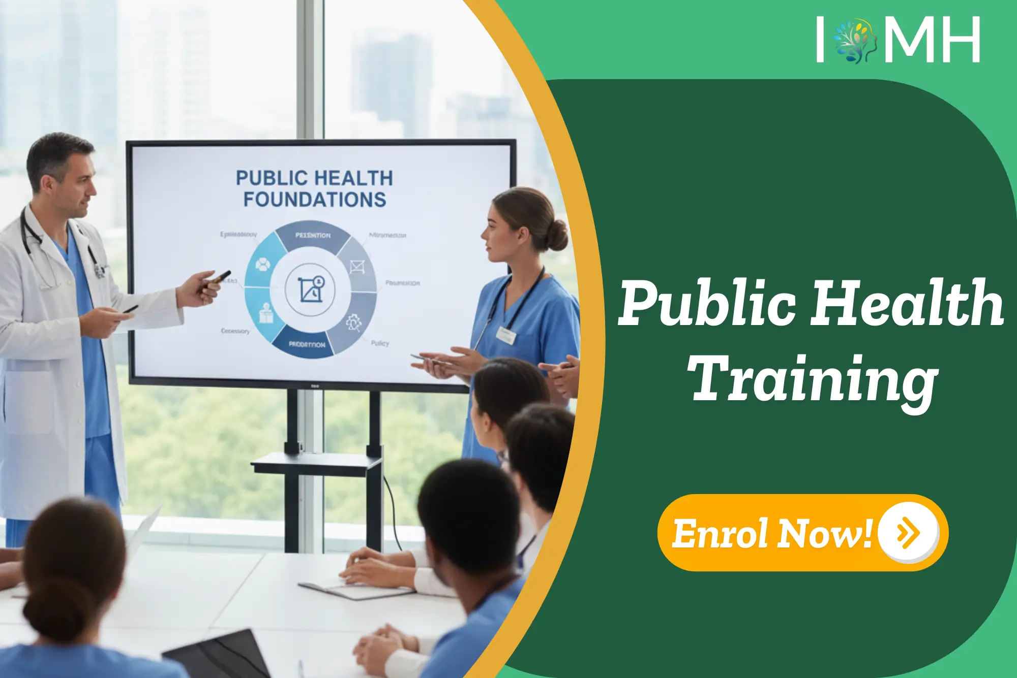 Public health training course with doctors and nurses – learn prevention and policy foundations