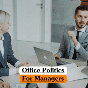 Theoretical business management and organizational psychology training banner featuring a group of four diverse professionals in corporate attire engaged in an intense discussion around a conference table in a modern office, with a focused male manager gesturing while speaking, representing the study of workplace power dynamics, professional networking, conflict resolution, and ethical leadership.