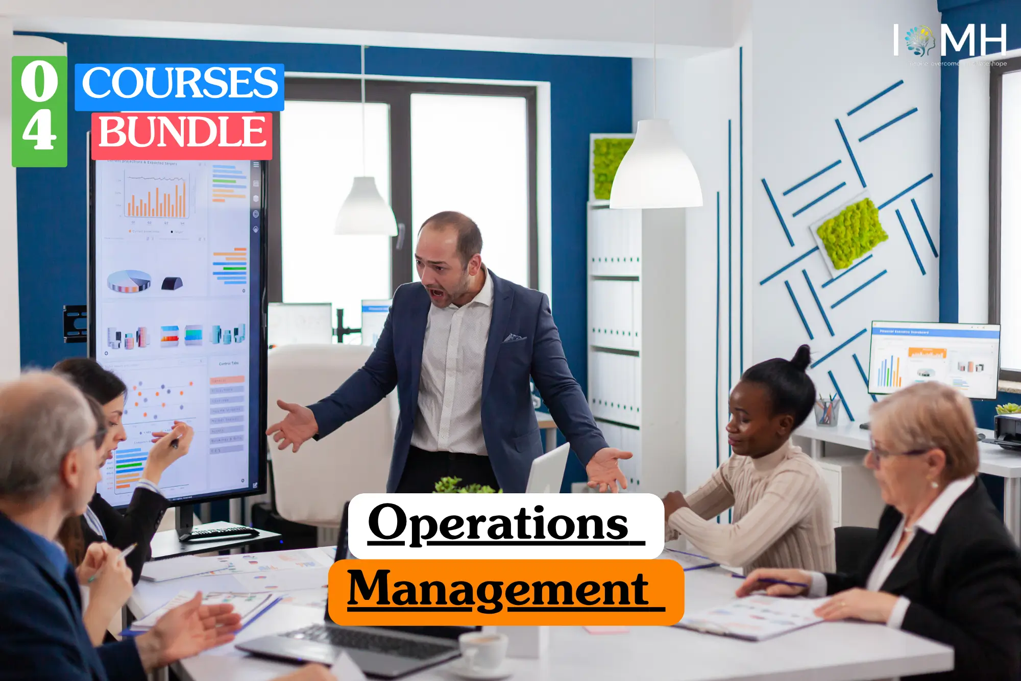 Theoretical industrial logistics and supply chain training banner featuring an expansive aerial view of a global shipping terminal with hundreds of organized multi-colored cargo containers, representing the study of inventory control, distribution systems, and complex operational infrastructure management.