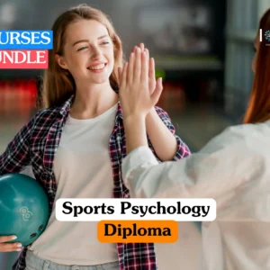 Theoretical sports science and performance mindset training banner featuring a smiling young woman in a plaid shirt holding a teal bowling ball while giving a high-five to a teammate in a bowling alley.