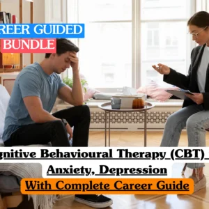 Theoretical occupational health and safety (OHS) training banner featuring a professional in a laboratory or industrial setting wearing protective gear, including a mask and safety goggles.
