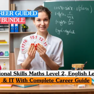 Theoretical academic and digital literacy training banner featuring a smiling young female educator or student holding up a set of white numbered fans in front of a green chalkboard.