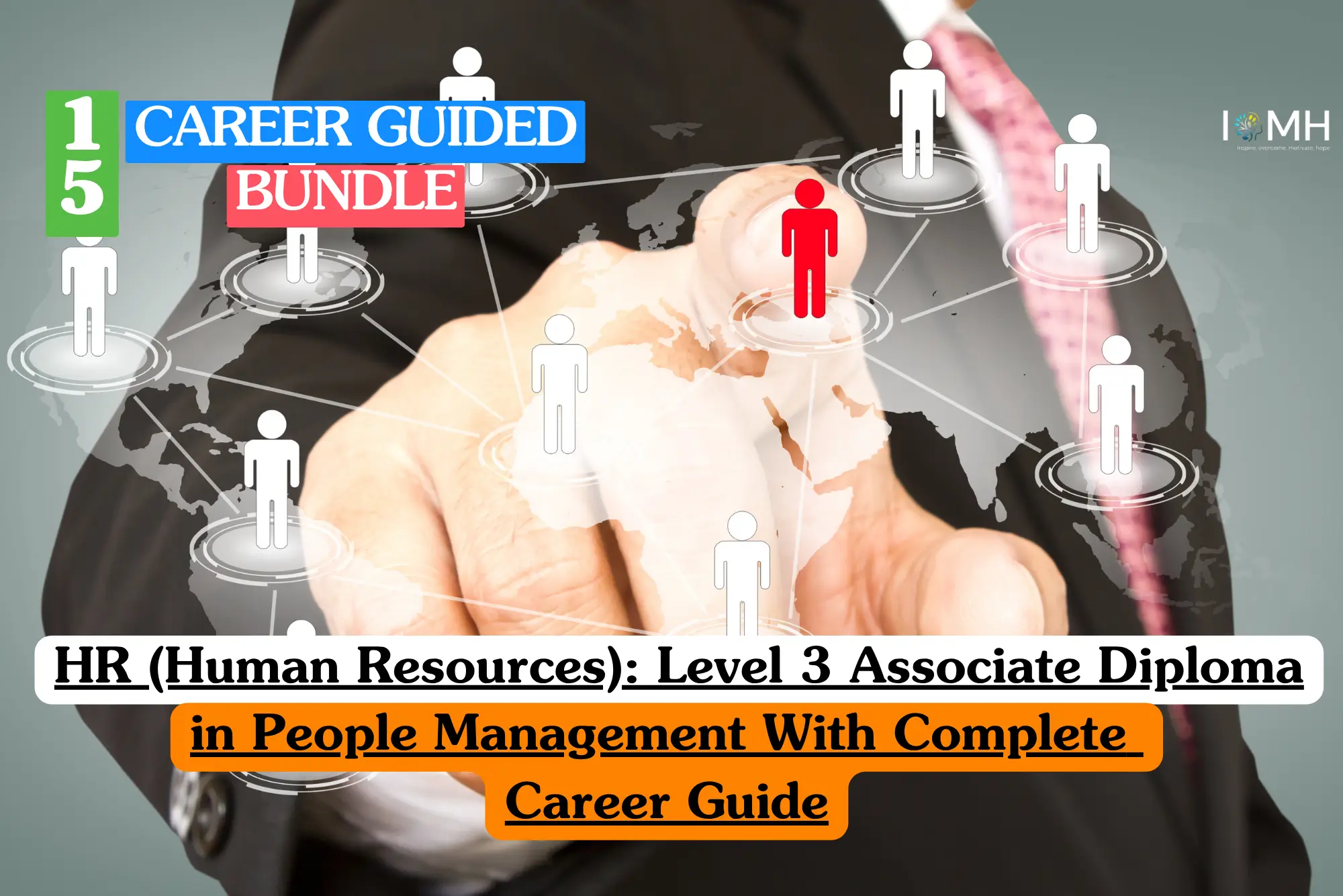 Theoretical human resources and personnel management training banner featuring a diverse group of four young professionals having a collaborative meeting around an office table.