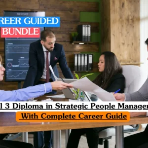 Theoretical human resources and leadership training banner featuring a diverse group of four professional colleagues engaged in a collaborative meeting around a wooden boardroom table.