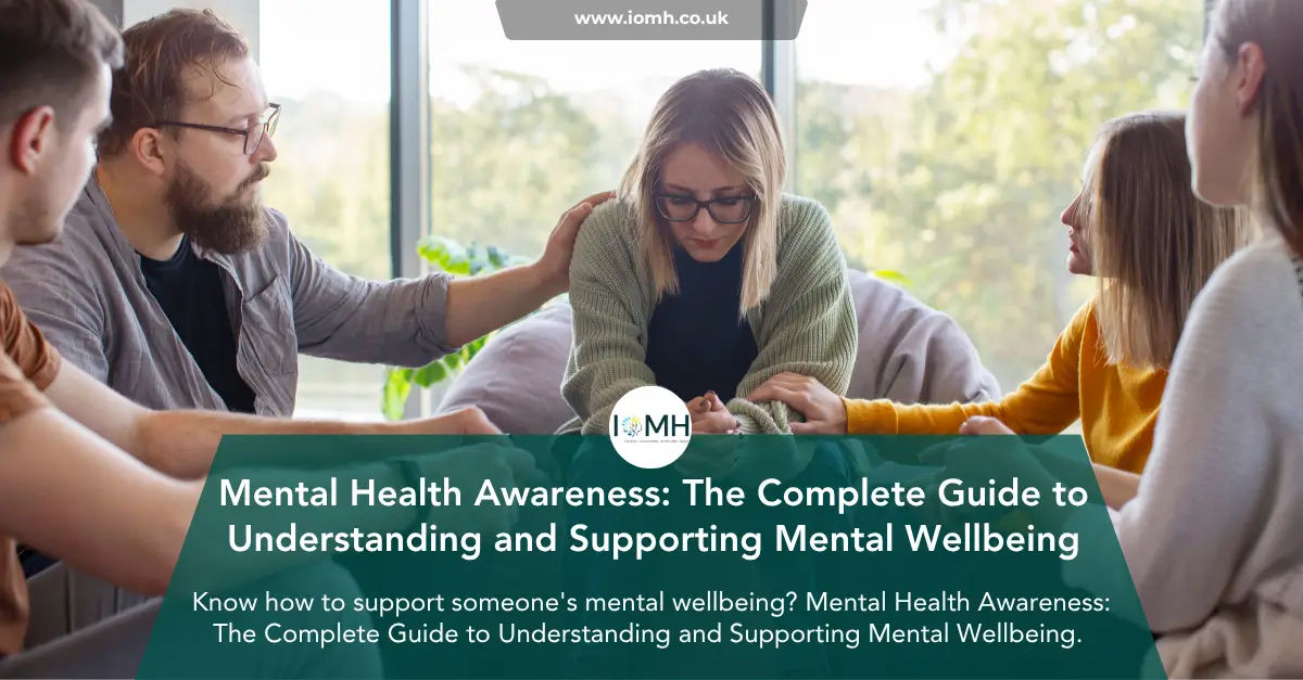 Mental Health Awareness training showing a supportive group discussion focused on emotional wellbeing, mental health support, empathy, communication, and understanding mental health challenges.